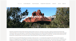 Desktop Screenshot of lindyphysicaltherapy.com